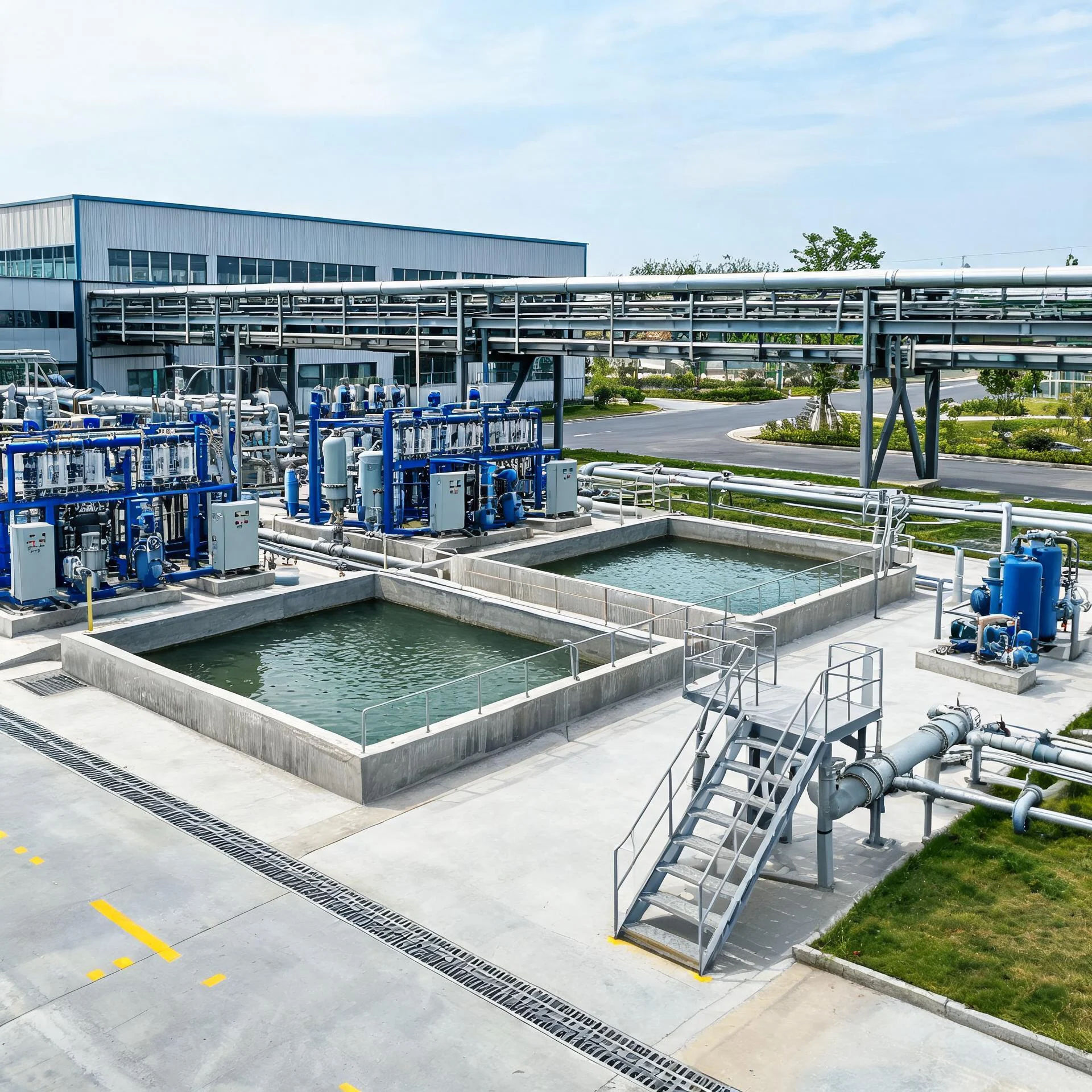 北京口腔医院迁建工程-污水处理设备安装工程项目素材